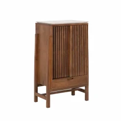 Made in Meubles Armoire<Armoire en bois d'acacia et terrazzo Kaelis