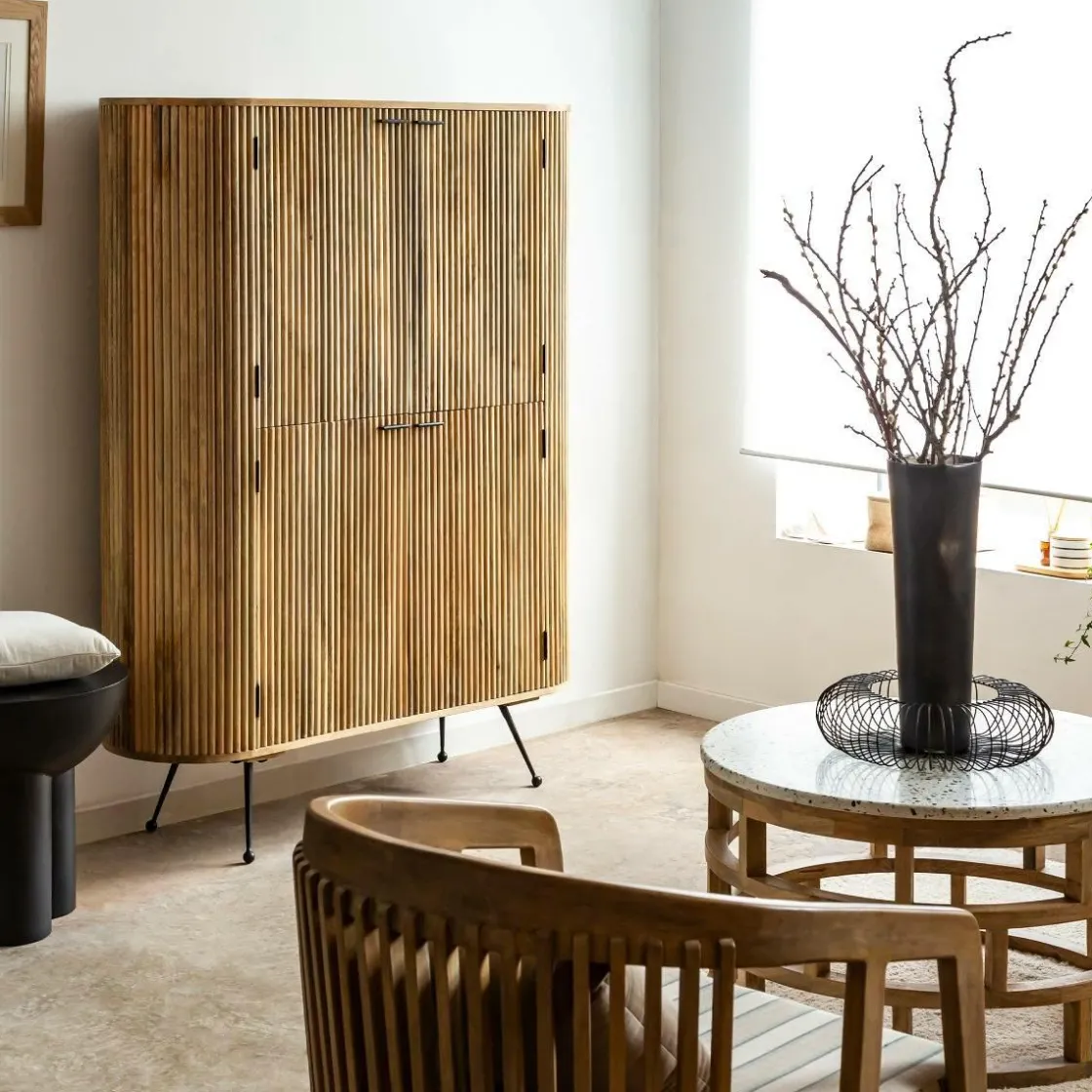 Made in Meubles Armoire<Armoire en bois de manguier Ambrine