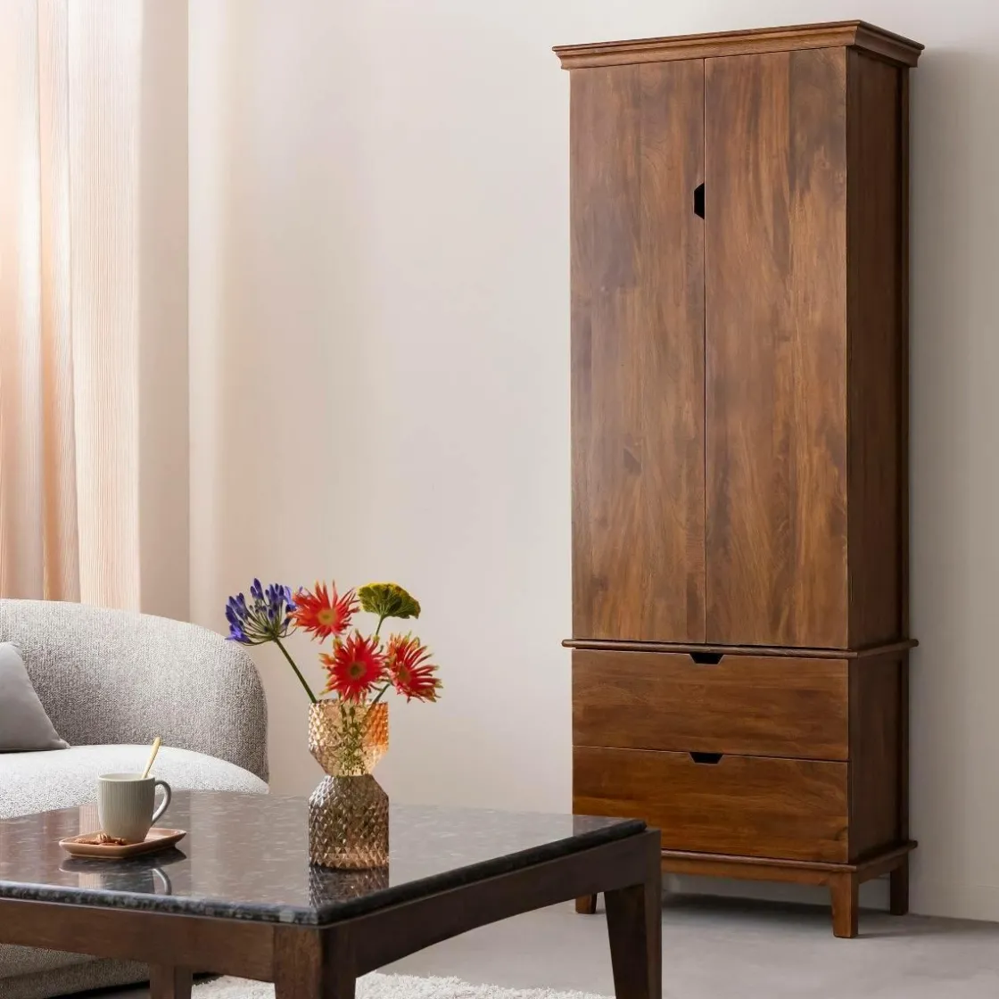 Made in Meubles Meuble De Rangement<Armoire en bois de manguier Remick