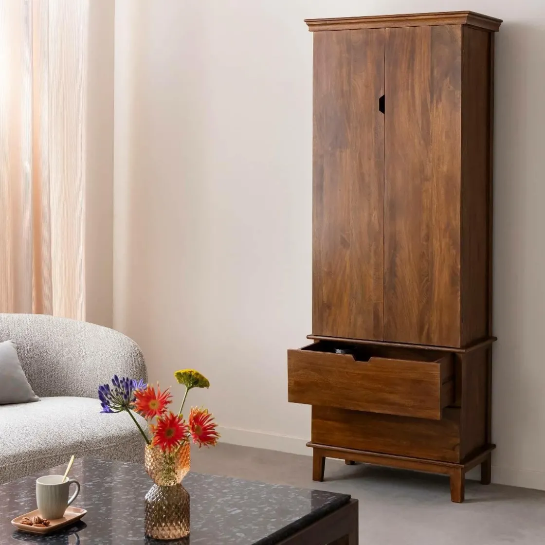 Made in Meubles Meuble De Rangement<Armoire en bois de manguier Remick