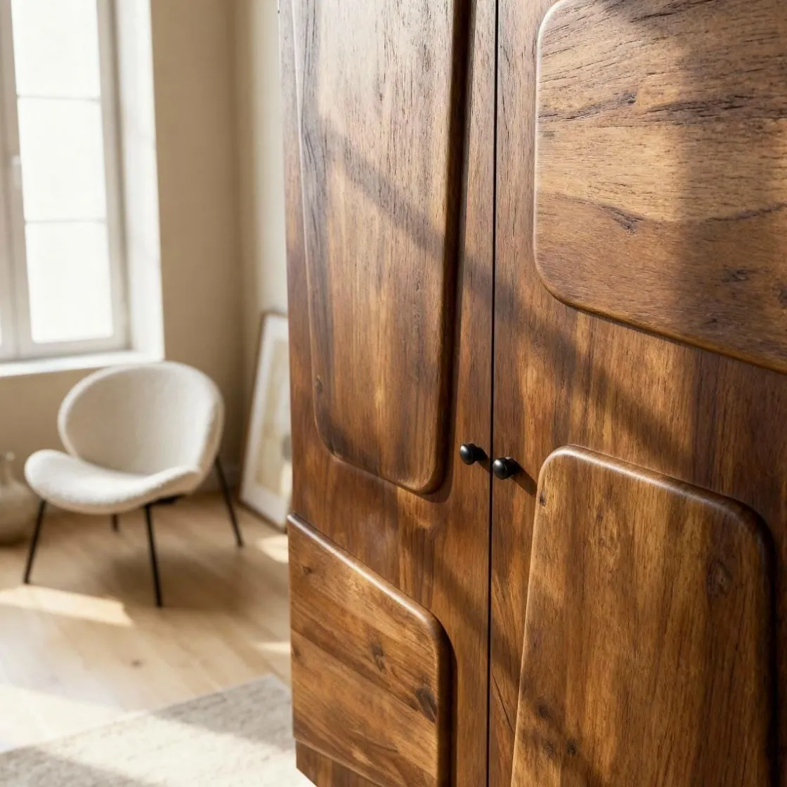 Made in Meubles Armoire<Armoire en bois de manguier Gavin