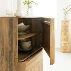 Made in Meubles Armoire<Armoire en bois de manguier Aléna