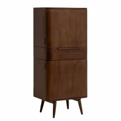 Made in Meubles Armoire<Armoire en bois de manguier foncé Aléna