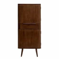 Made in Meubles Armoire<Armoire en bois de manguier foncé Aléna