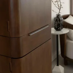 Made in Meubles Armoire<Armoire en bois de manguier foncé Aléna