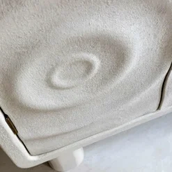 Made in Meubles Armoire|Meuble De Rangement<Armoire en bois effet béton blanc Danaé