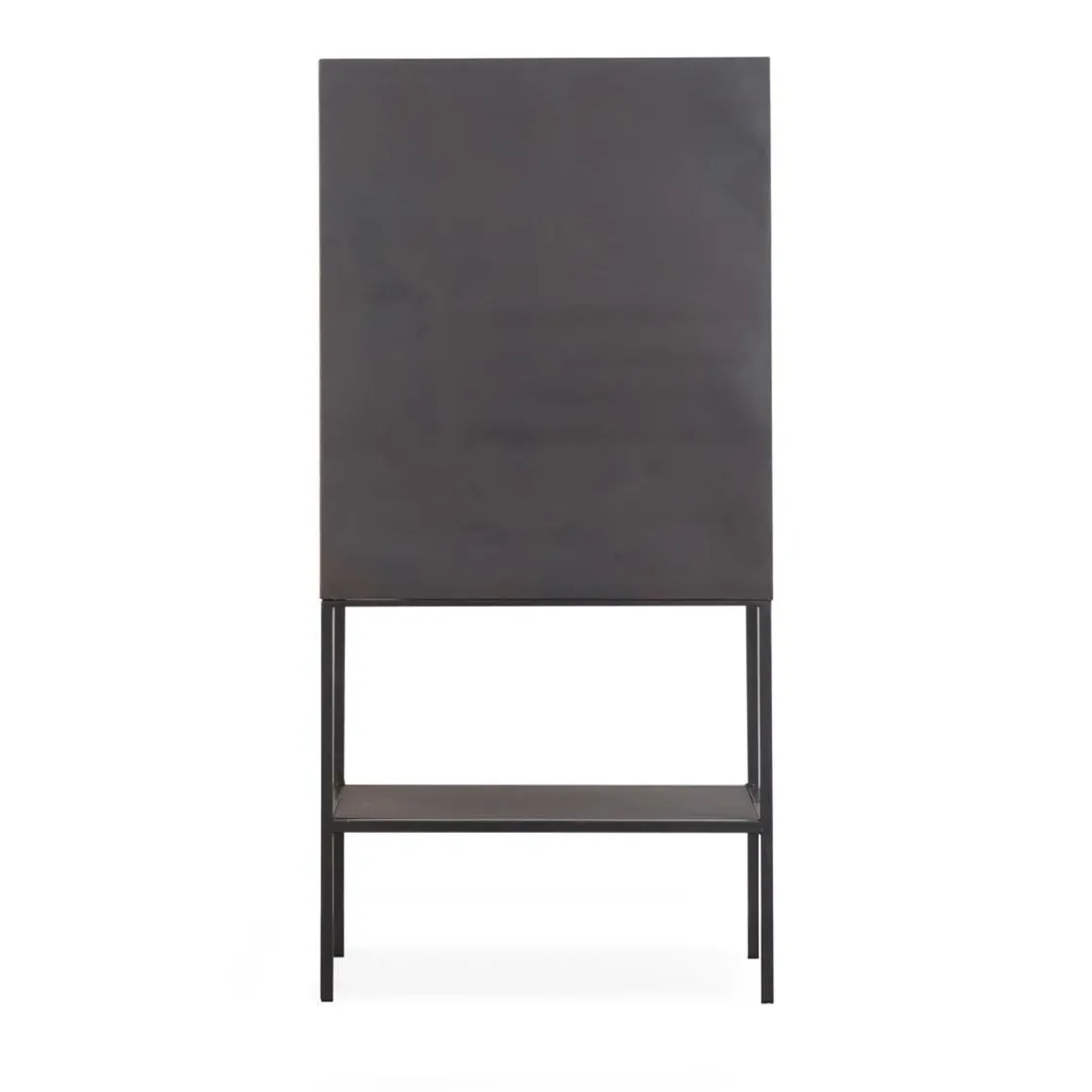 Made in Meubles Armoire<Armoire en pin et métal Rondin