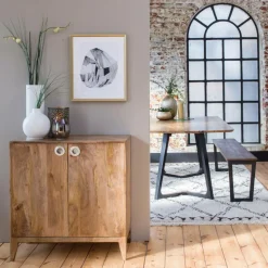 Made in Meubles Banc<Banc en bois de manguier Charlotte