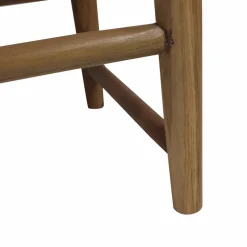 Made in Meubles Banc<Banc en bois de teck et tissu Pénélope