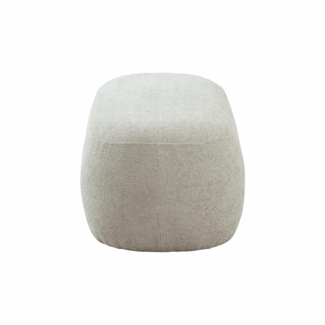 Made in Meubles Banc<Banc en tissu écru Lola