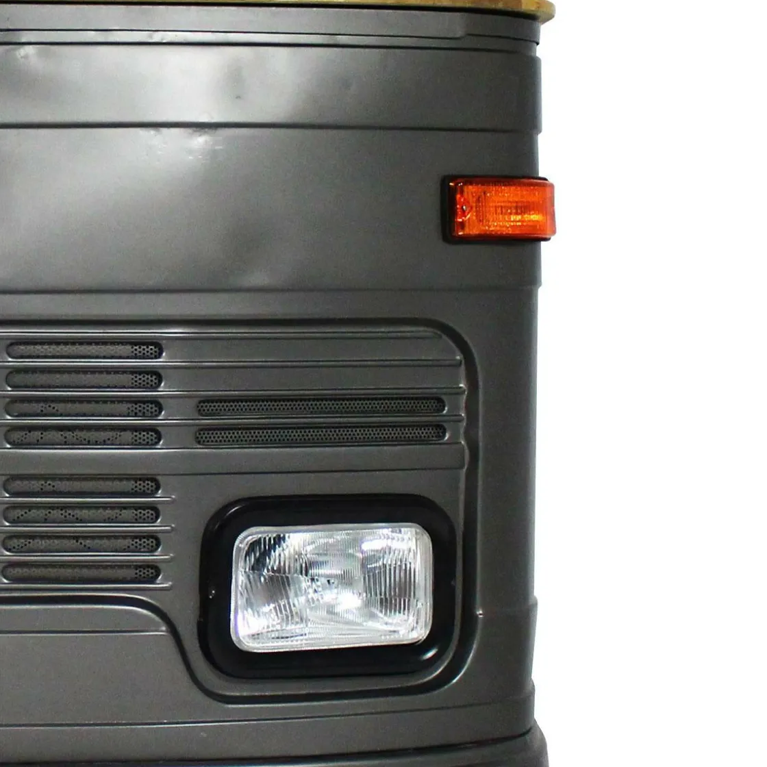 Made in Meubles Meuble Bar<Bar camion en métal gris Tata