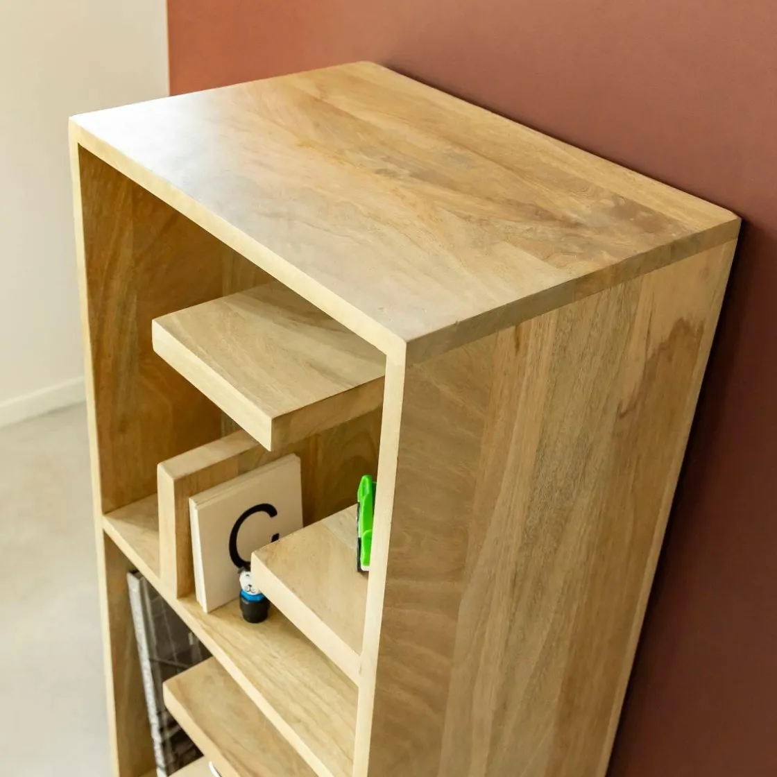 Made in Meubles Bibliothèque|Etagère<Bibliothèque en bois de manguier Read