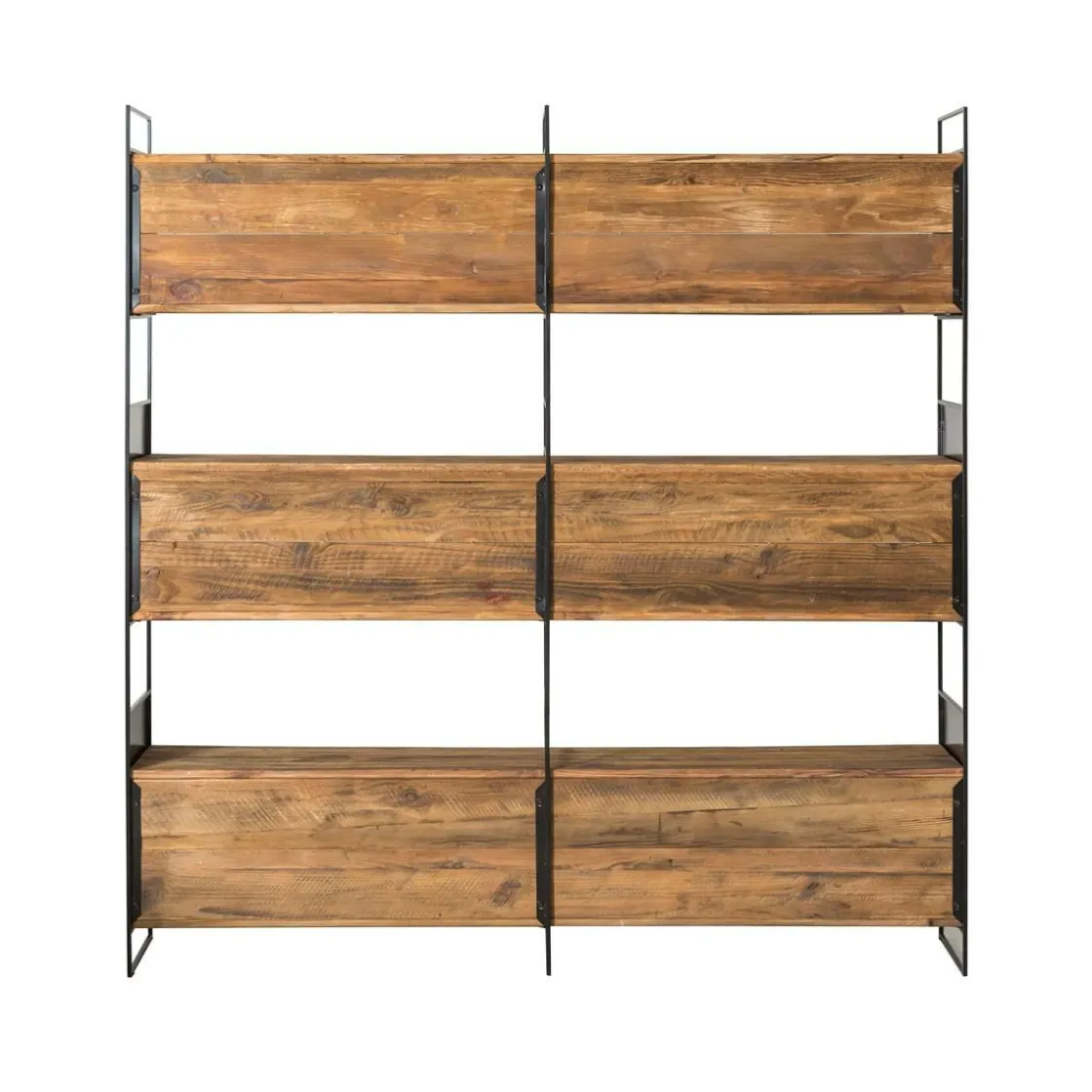 Made in Meubles Bibliothèque<Bibliothèque en bois recyclé 180 cm Blaise