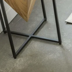 Made in Meubles Bout De Canapé & Sellette<Bout de canapé en bois d'acacia et métal Roméo