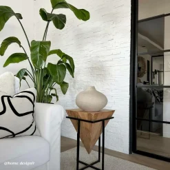 Made in Meubles Bout De Canapé & Sellette<Bout de canapé en bois d'acacia et métal Roméo