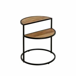 Made in Meubles Bout De Canapé & Sellette<Bout de canapé en bois de manguier et métal Maelle