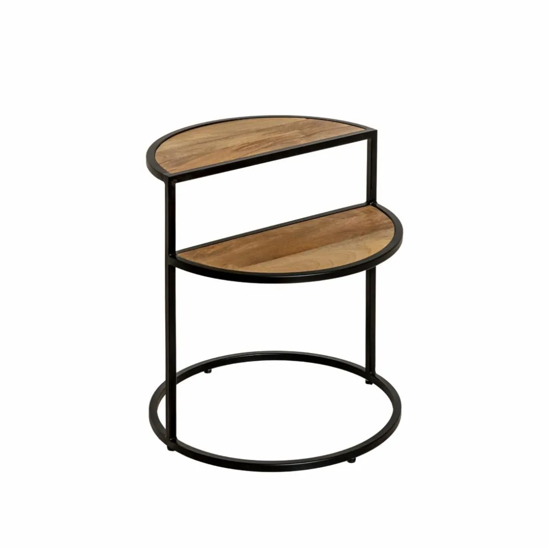 Made in Meubles Bout De Canapé & Sellette<Bout de canapé en bois de manguier et métal Maelle