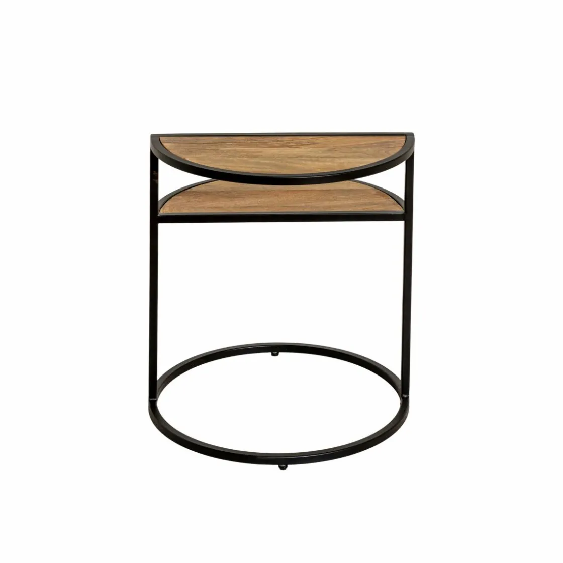 Made in Meubles Bout De Canapé & Sellette<Bout de canapé en bois de manguier et métal Maelle