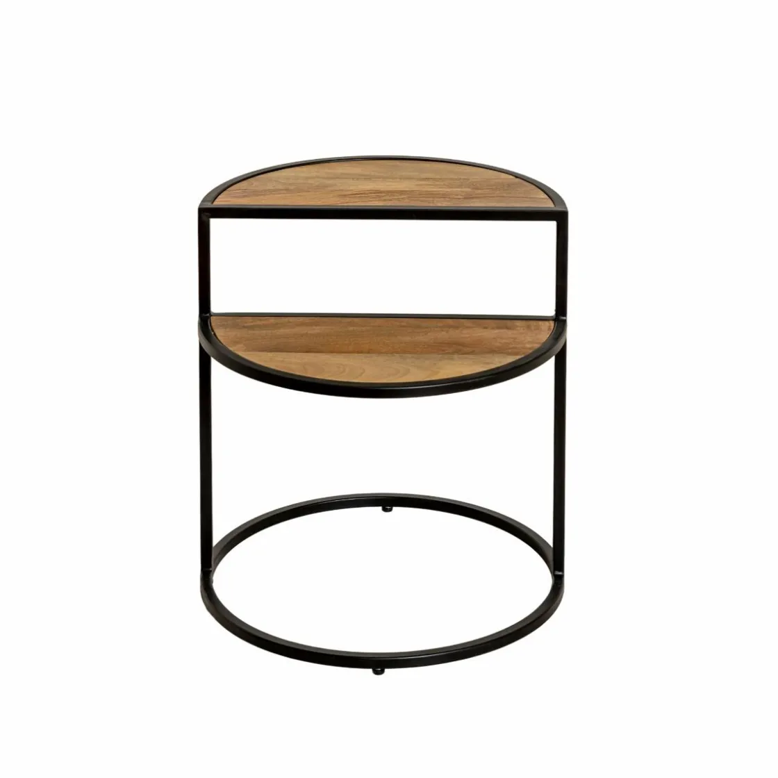 Made in Meubles Bout De Canapé & Sellette<Bout de canapé en bois de manguier et métal Maelle