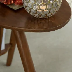 Made in Meubles Bout De Canapé & Sellette<Bout de canapé en bois de manguier Lino