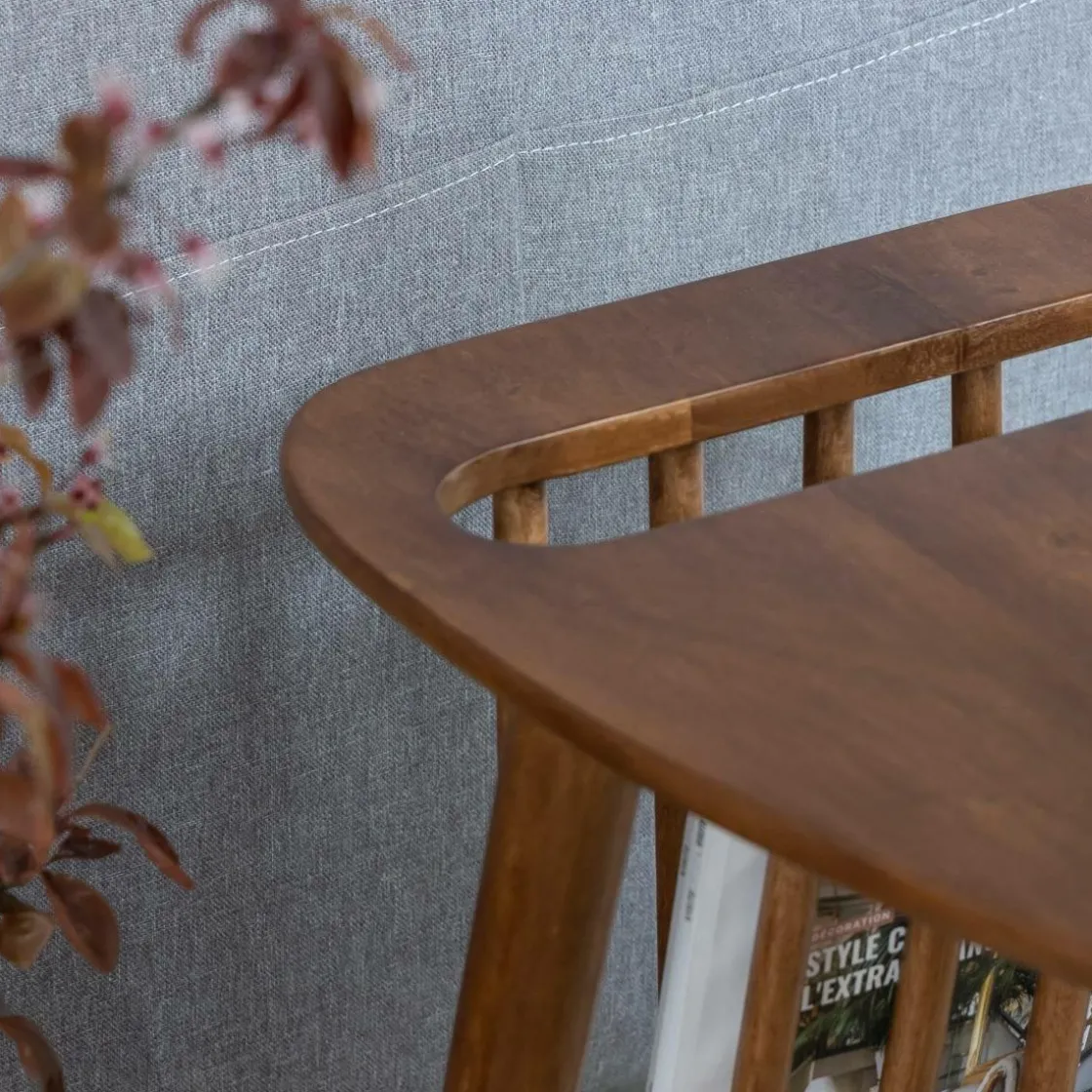 Made in Meubles Bout De Canapé & Sellette<Bout de canapé en bois de manguier Lino