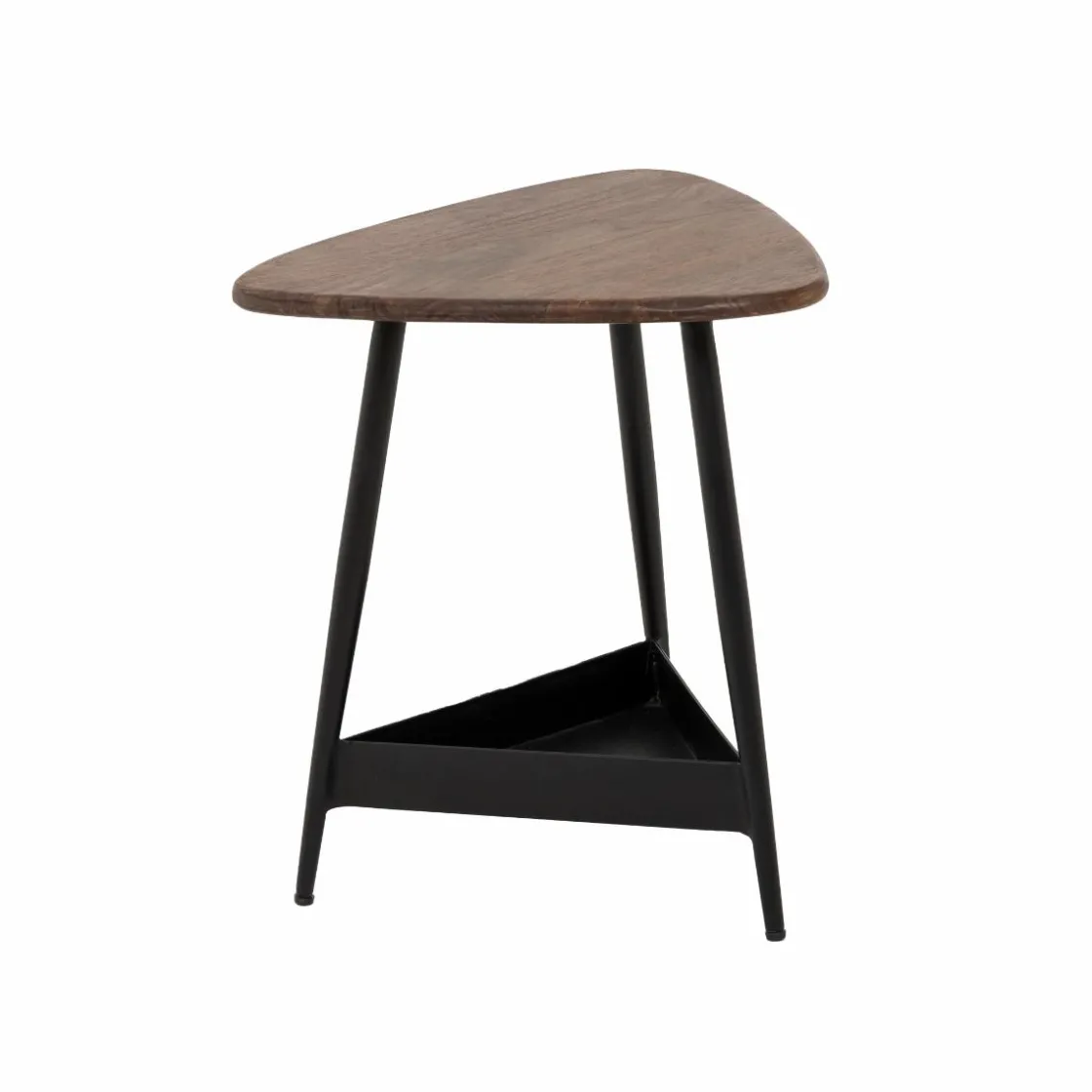 Made in Meubles Bout De Canapé & Sellette<Bout de canapé en bois de manguier et métal noir Tilian