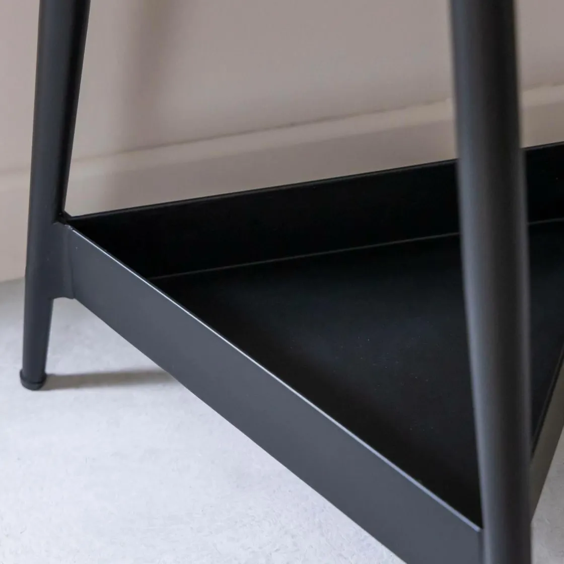 Made in Meubles Bout De Canapé & Sellette<Bout de canapé en bois de manguier et métal noir Tilian