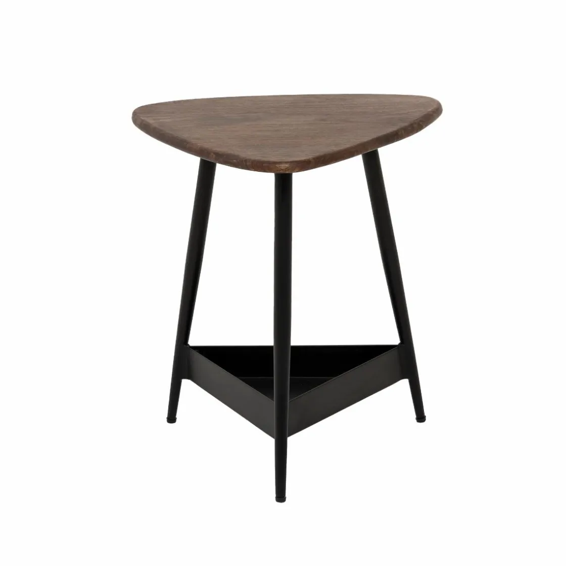 Made in Meubles Bout De Canapé & Sellette<Bout de canapé en bois de manguier et métal noir Tilian