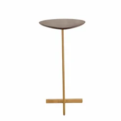 Made in Meubles Bout De Canapé & Sellette<Bout de canapé en bois de manguier et métal Léon