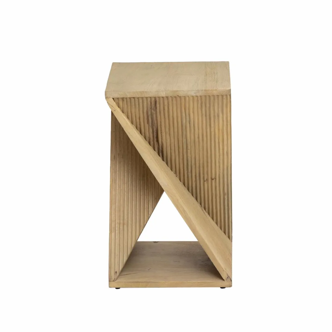 Made in Meubles Bout De Canapé & Sellette<Bout de canapé en bois de manguier Amara