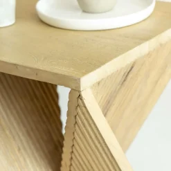 Made in Meubles Bout De Canapé & Sellette<Bout de canapé en bois de manguier Amara