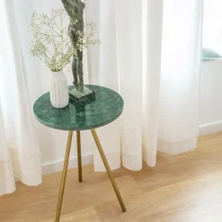 Made in Meubles Bout De Canapé & Sellette<Bout de canapé en marbre Eva