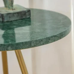 Made in Meubles Bout De Canapé & Sellette<Bout de canapé en marbre Eva