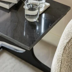 Made in Meubles Bout De Canapé & Sellette<Bout de canapé en marbre et métal Felicia