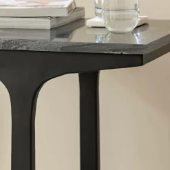 Made in Meubles Bout De Canapé & Sellette<Bout de canapé en marbre et métal Felicia