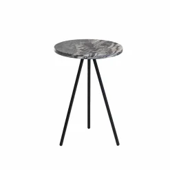 Made in Meubles Bout De Canapé & Sellette<Bout de canapé en marbre gris Eva