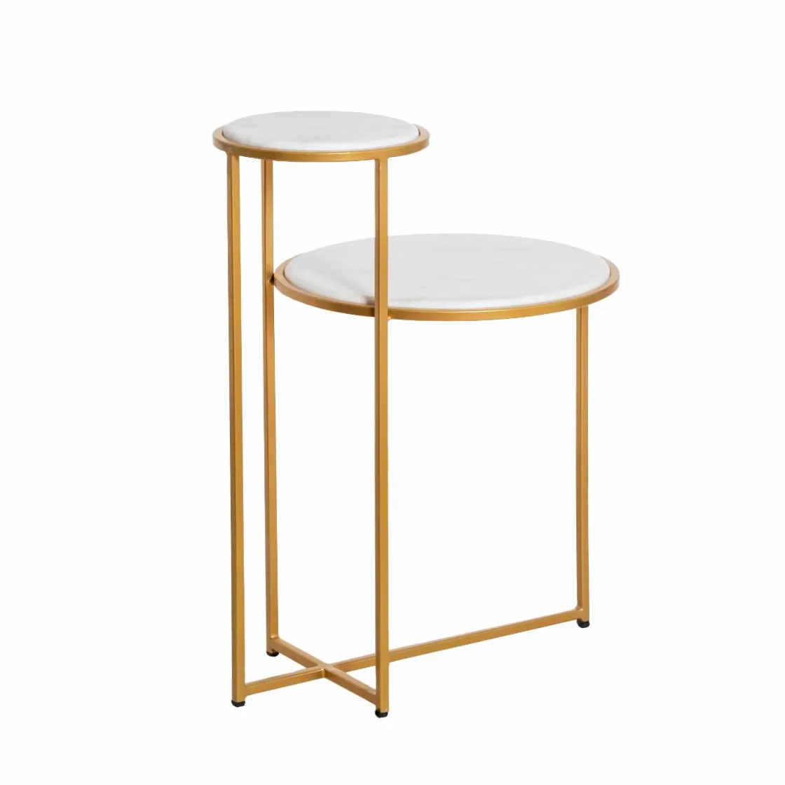 Made in Meubles Bout De Canapé & Sellette<Bout de canapé en marbre Rosita