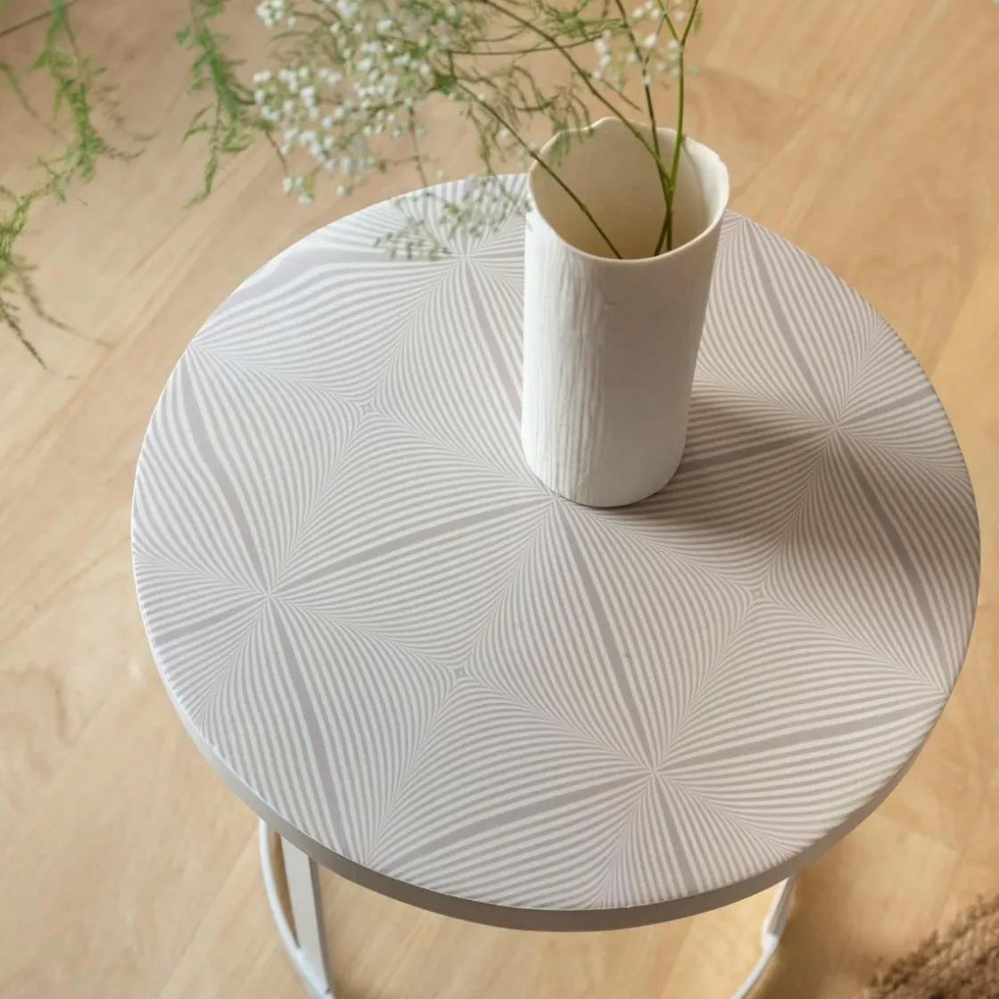 Made in Meubles Bout De Canapé & Sellette<Bout de canapé en métal blanc Gwen