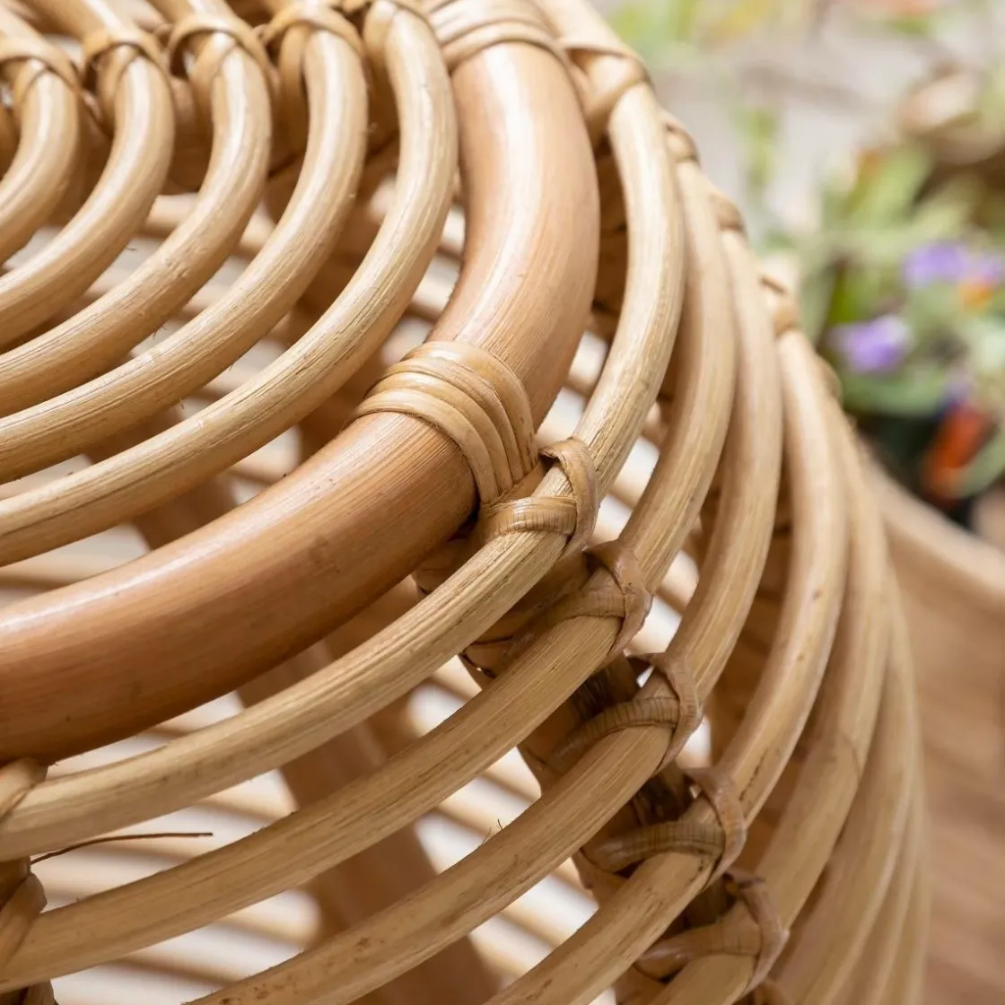 Made in Meubles Bout De Canapé & Sellette<Bout de canapé en rotin Rattan