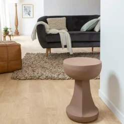 Made in Meubles Bout De Canapé & Sellette<Bout de canapé marron Marguerite