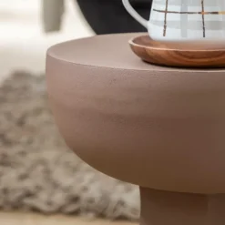 Made in Meubles Bout De Canapé & Sellette<Bout de canapé marron Marguerite