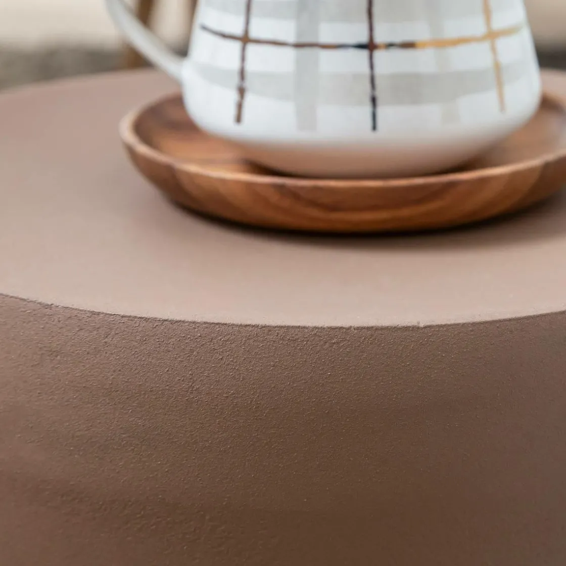 Made in Meubles Bout De Canapé & Sellette<Bout de canapé marron Marguerite