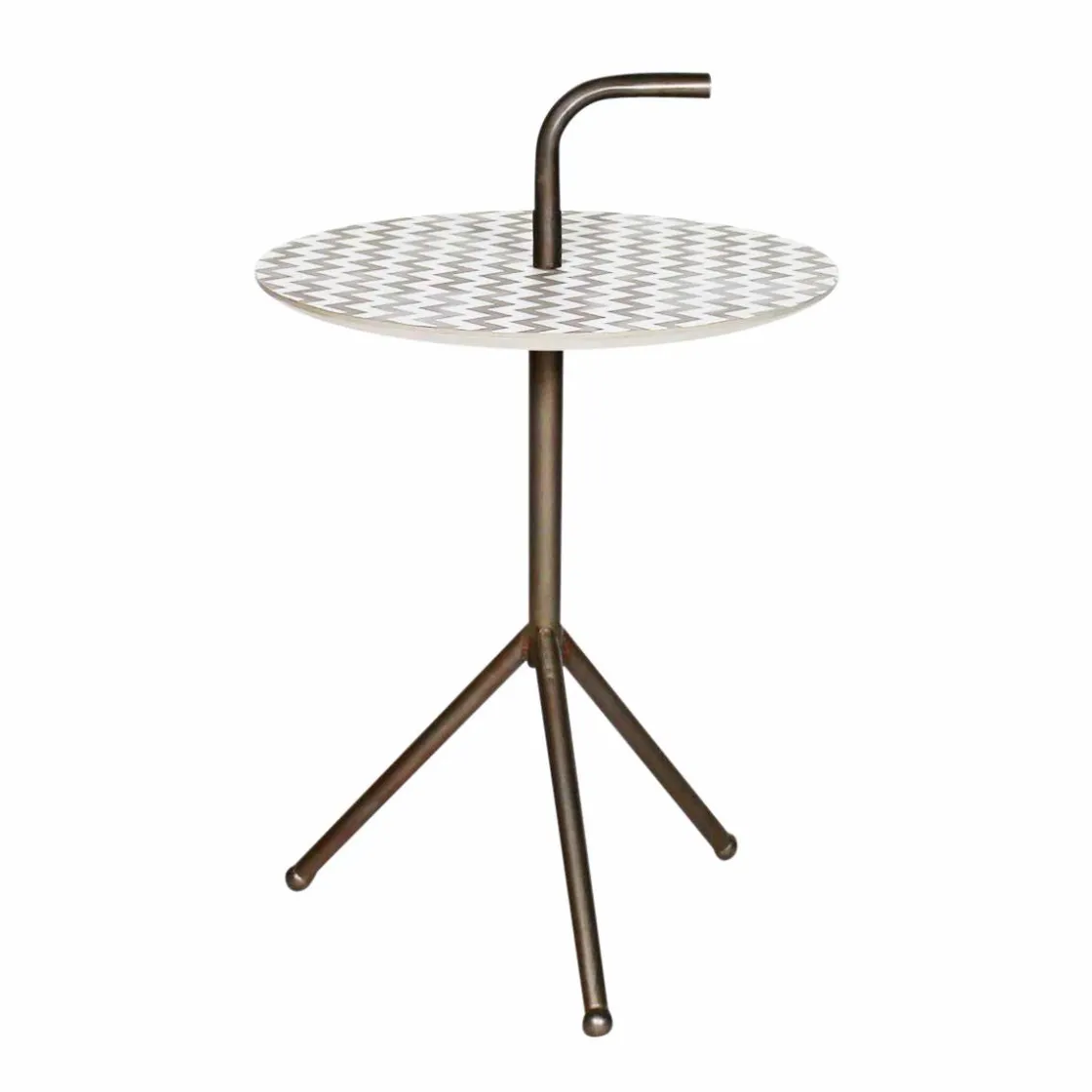 Made in Meubles Bout De Canapé & Sellette<Bout de canapé motifs graphiques