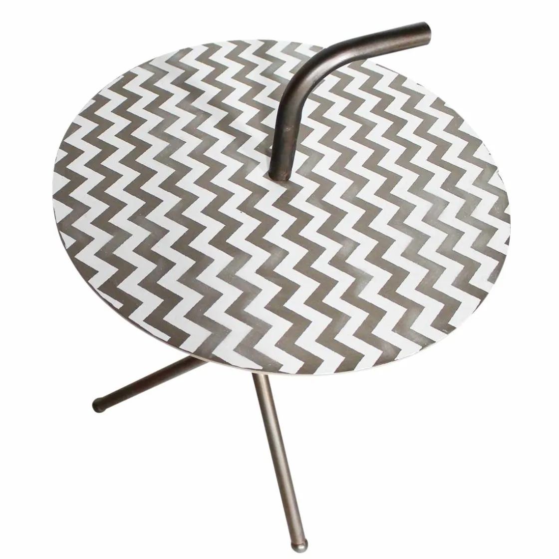 Made in Meubles Bout De Canapé & Sellette<Bout de canapé motifs graphiques