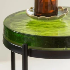 Made in Meubles Bout De Canapé & Sellette<Bout de canapé plateau en verre Lise