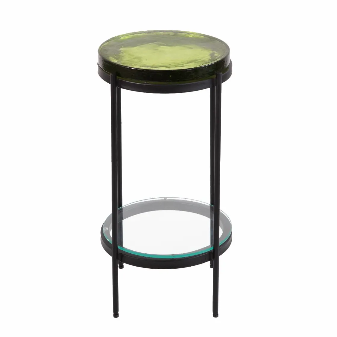 Made in Meubles Bout De Canapé & Sellette<Bout de canapé plateau en verre Lise