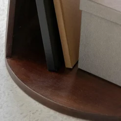 Made in Meubles Bout De Canapé & Sellette|Chevet<Bout de canapé rond en bois de manguier Isao