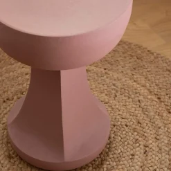 Made in Meubles Bout De Canapé & Sellette<Bout de canapé rose Marguerite