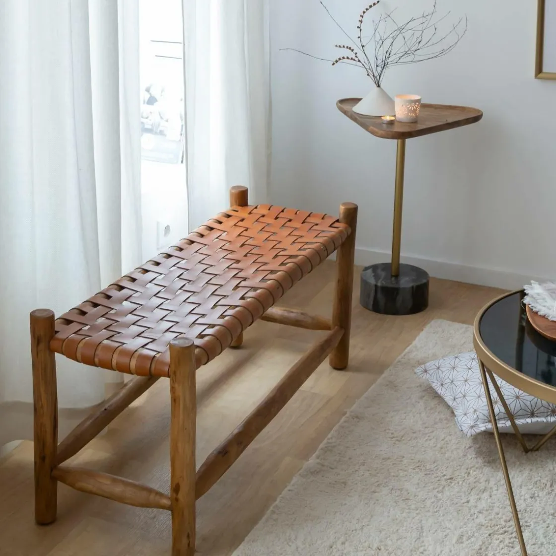 Made in Meubles Bout De Canapé & Sellette<Bout de canapé triangle en marbre Maxime