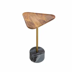 Made in Meubles Bout De Canapé & Sellette<Bout de canapé triangle en marbre Maxime